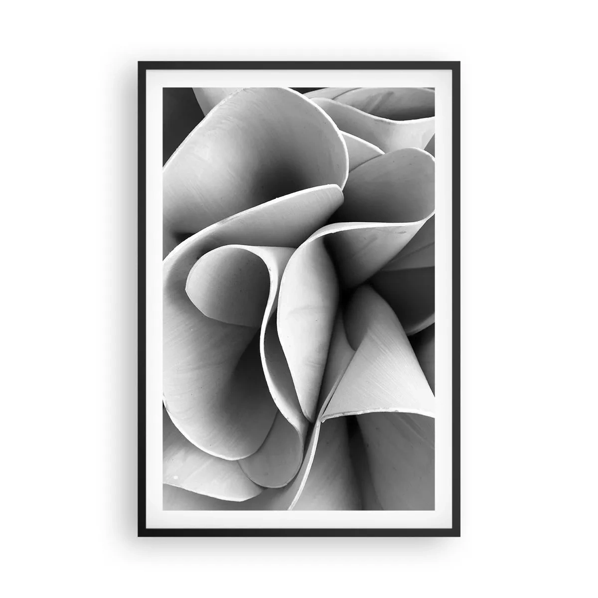 Pôster com moldura preta - Acontece no espaço - 61x91 cm
