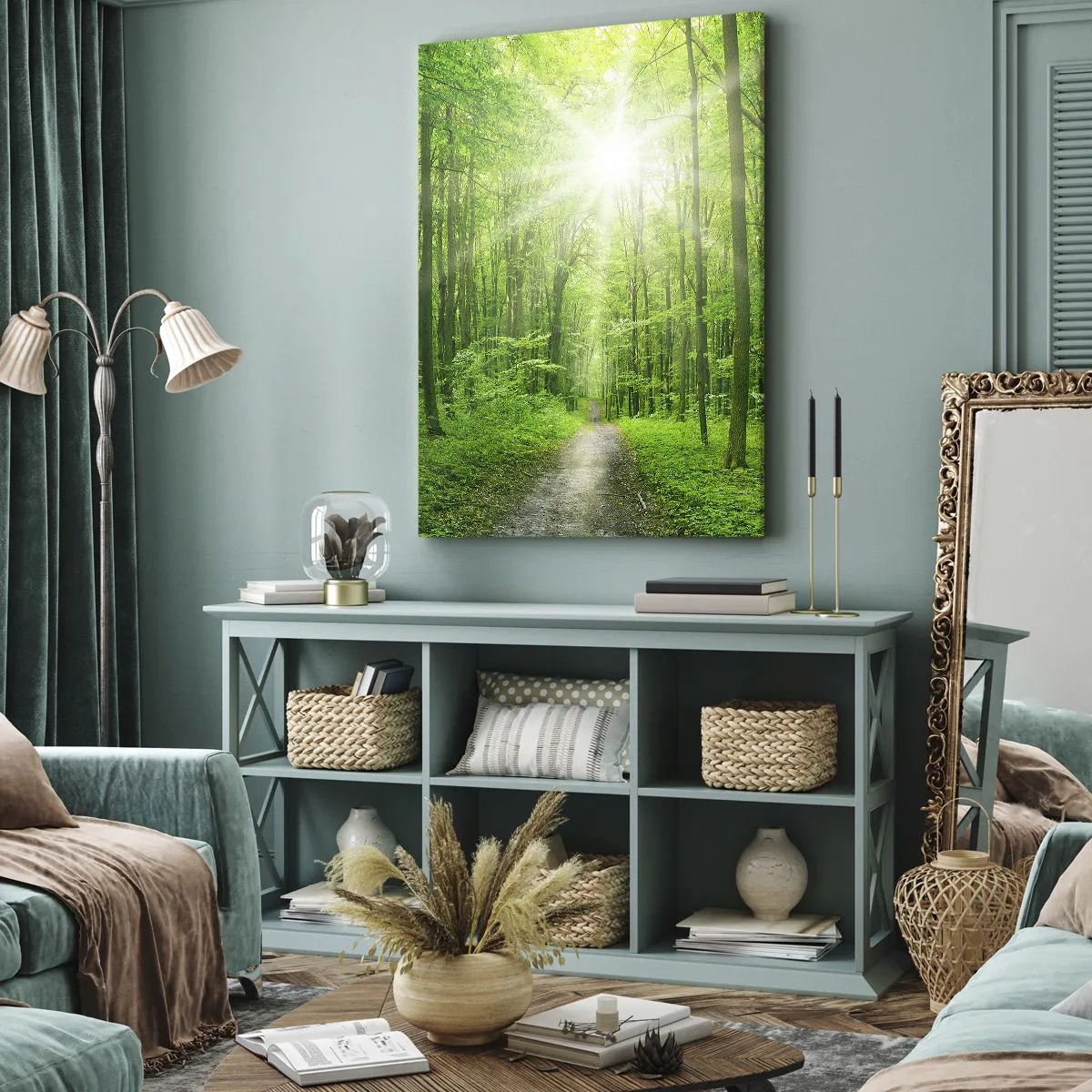 Quadro em tela - Catedral Verde - 50x70 cm