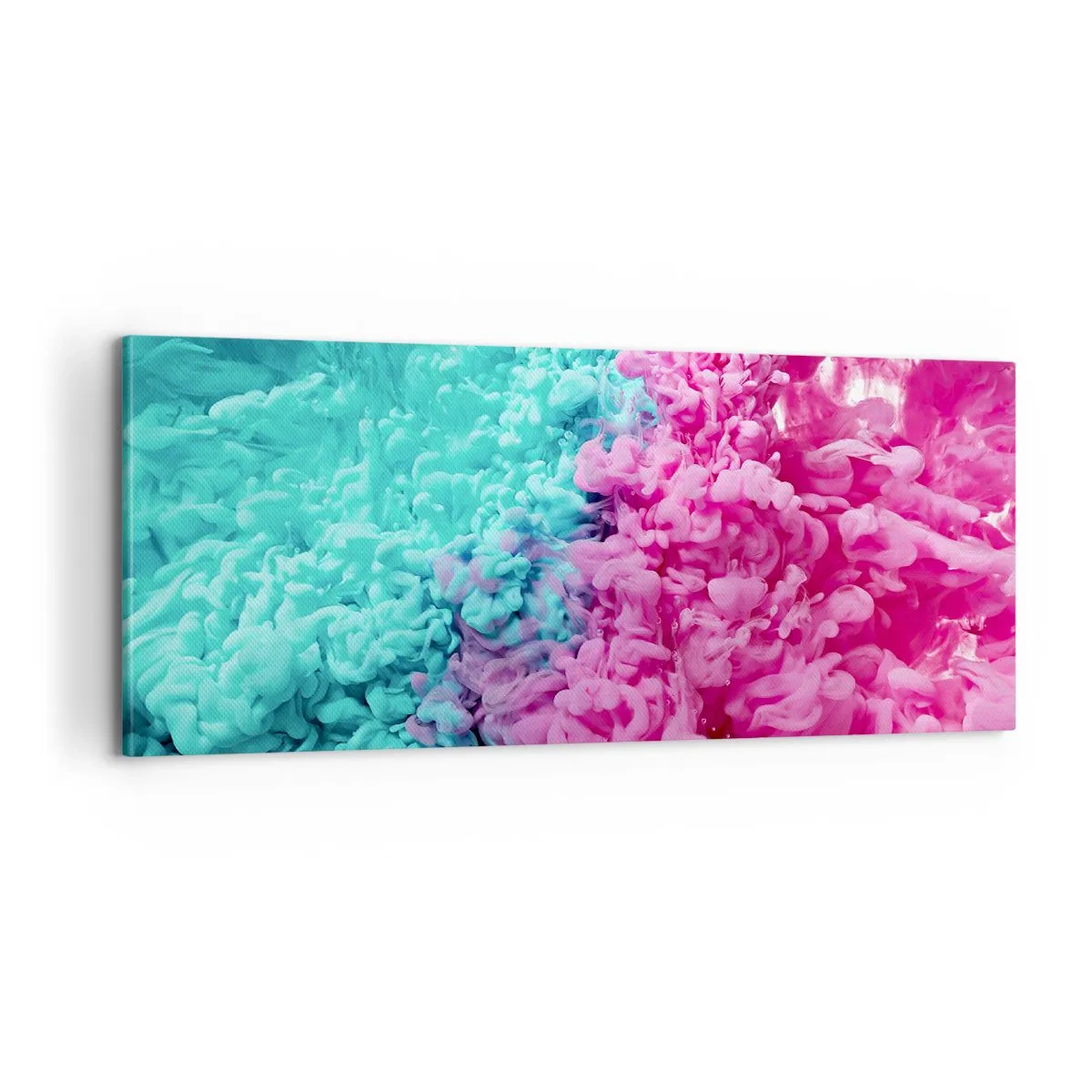 Quadro em tela - Confronto decisivo - 100x40 cm