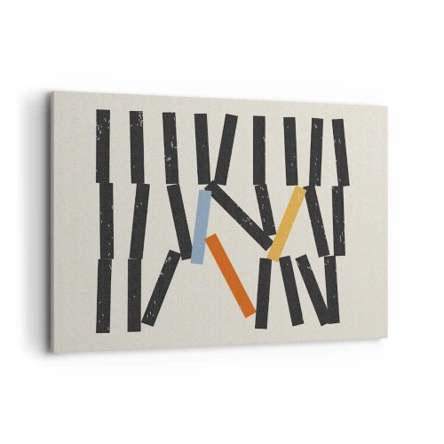 Quadro em tela - Dominó – composição - 120x80 cm