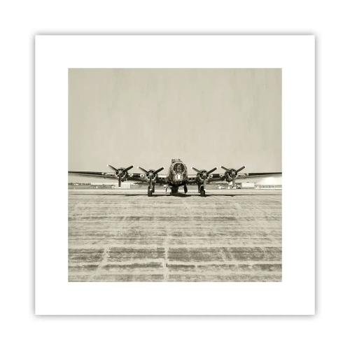 Pôster - Pronto como sempre - 30x30 cm