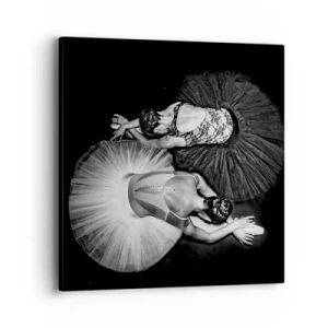 Quadro em tela - Jin e yang – o equilíbrio perfeito - 40x40 cm