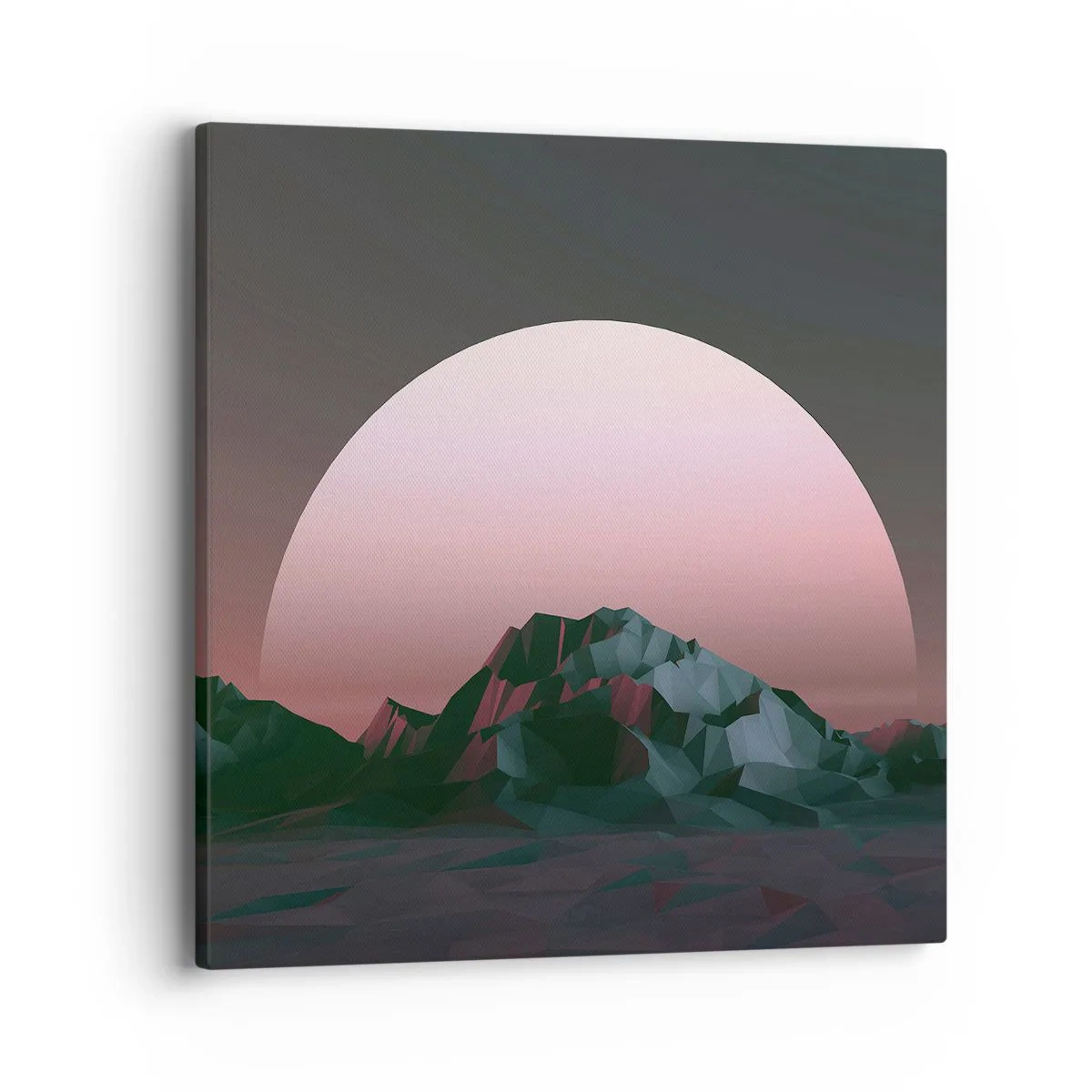 Quadro em tela - Numa galáxia vizinha - 40x40 cm