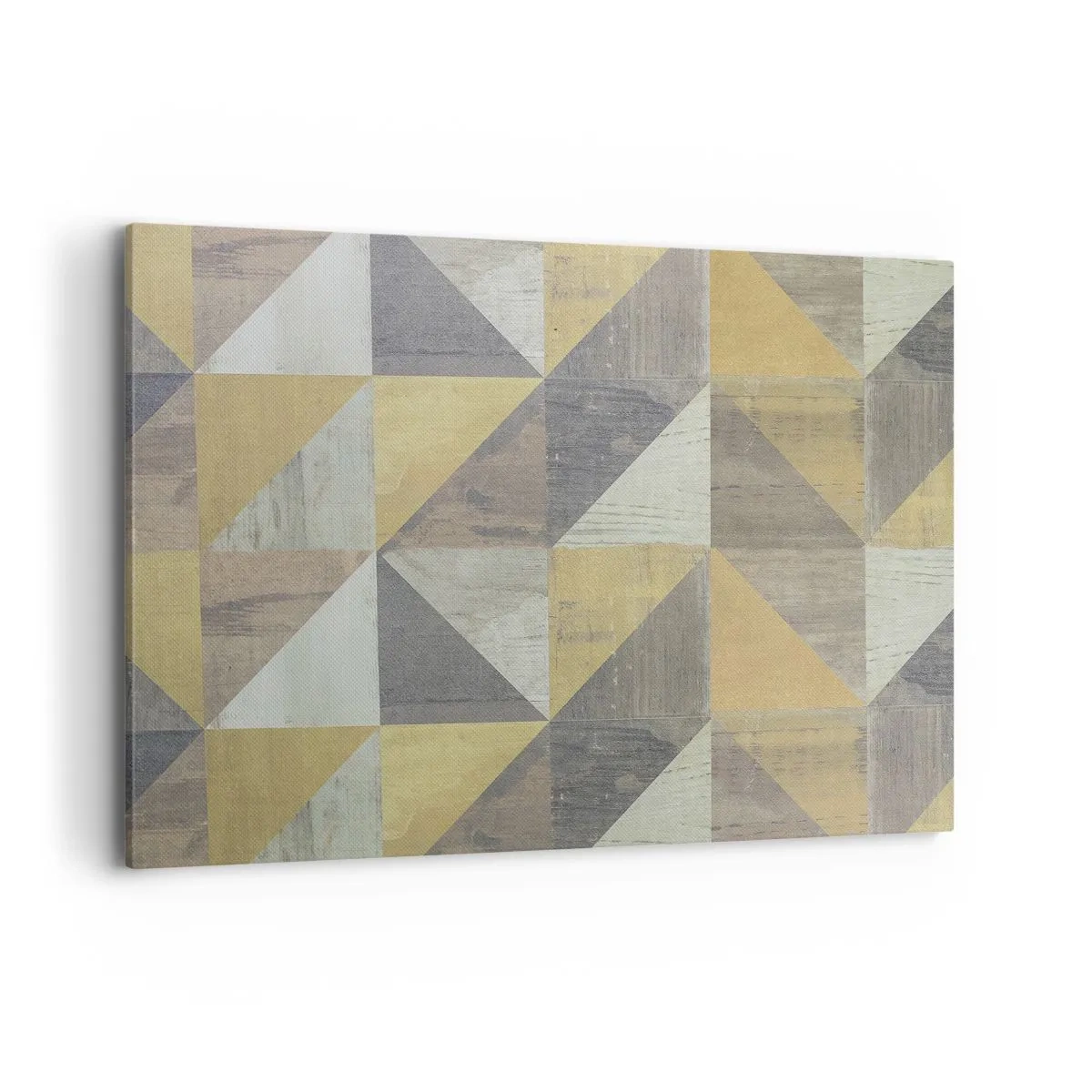 Quadro em tela - Em ângulo com um triângulo - 100x70 cm