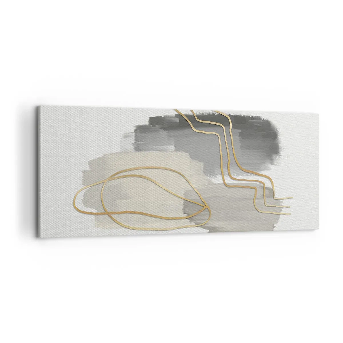 Quadro em tela - Duração e movimento - 100x40 cm