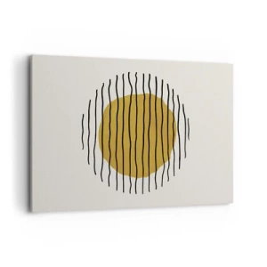 Quadro em tela - Abstração a tremer com o calor - 120x80 cm