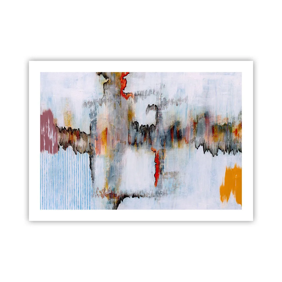 Pôster - Com um palito na água - 70x50 cm