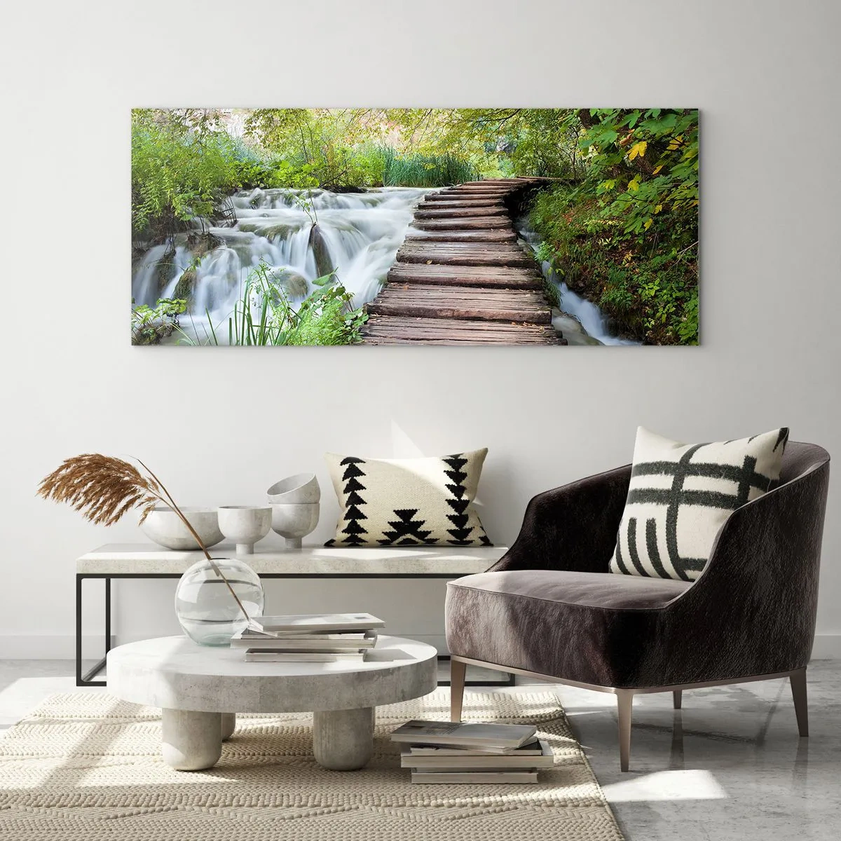 Quadro em vidro - As aparências enganam - 160x50 cm