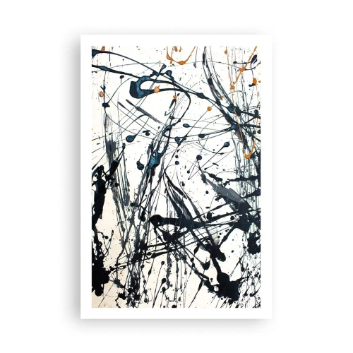 Pôster - Abstração expressionista - 61x91 cm
