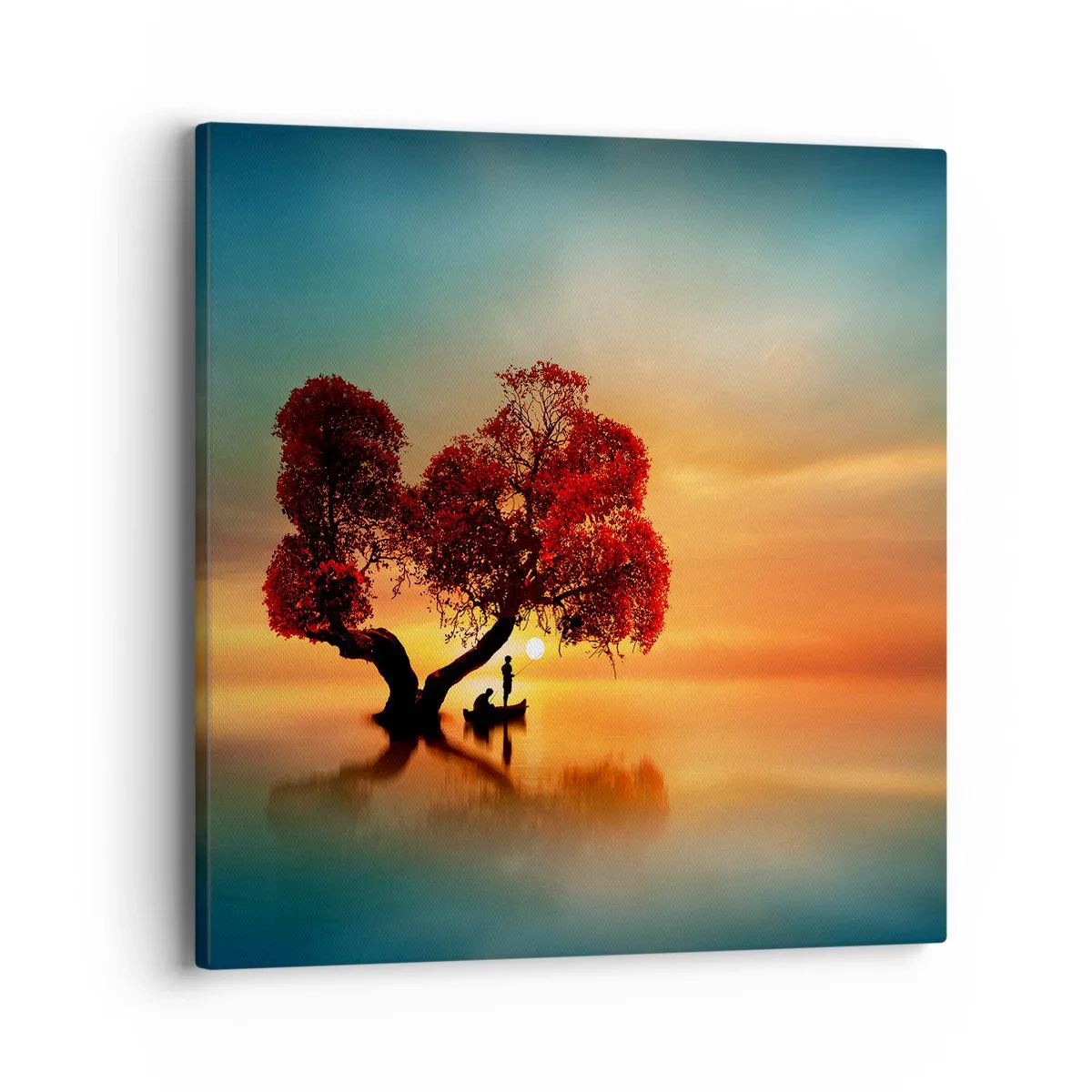 Quadro em tela - A distância e o silêncio do mundo - 40x40 cm