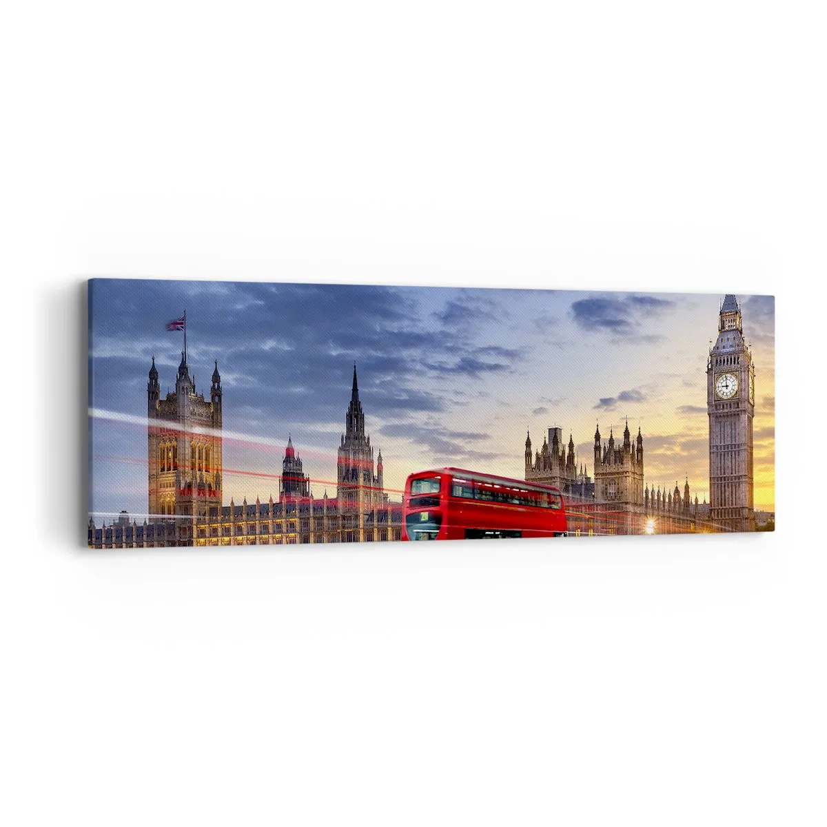 Quadro em tela - Marcas distintivas - 90x30 cm