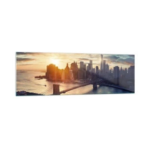 Quadro em vidro - Monumento da cultura ocidental - 160x50 cm