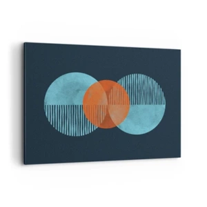 Quadro em tela - Obras de arte simétricas - 100x70 cm