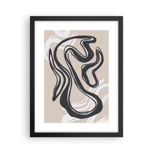 Pôster com moldura preta - Expressão multiplicada - 30x40 cm