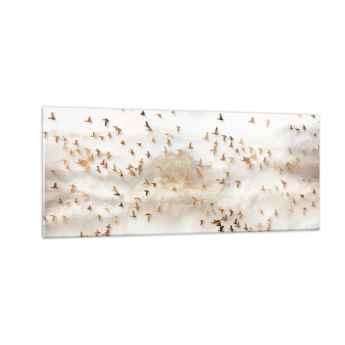 Quadro em vidro - Está na hora… - 100x40 cm