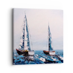 Quadro em tela - Irmandade do vento - 30x30 cm