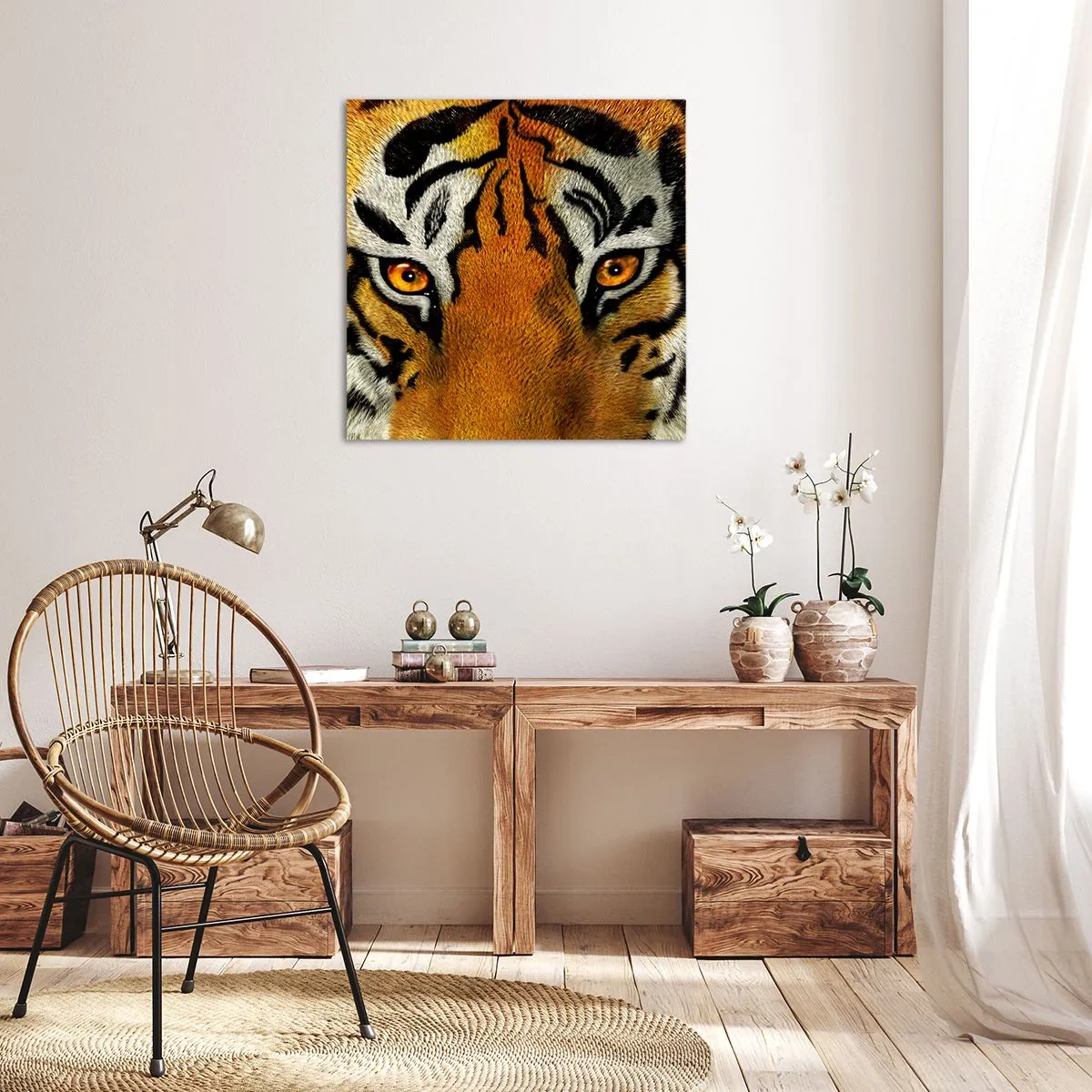 Quadro em tela - Perigoso e bonito - 30x30 cm