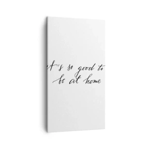 Quadro em tela - Toda a verdade - 45x80 cm