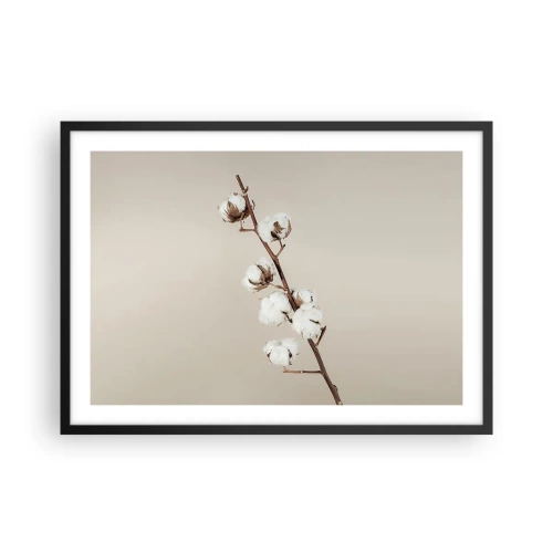 Pôster com moldura preta - Na fonte da suavidade - 70x50 cm