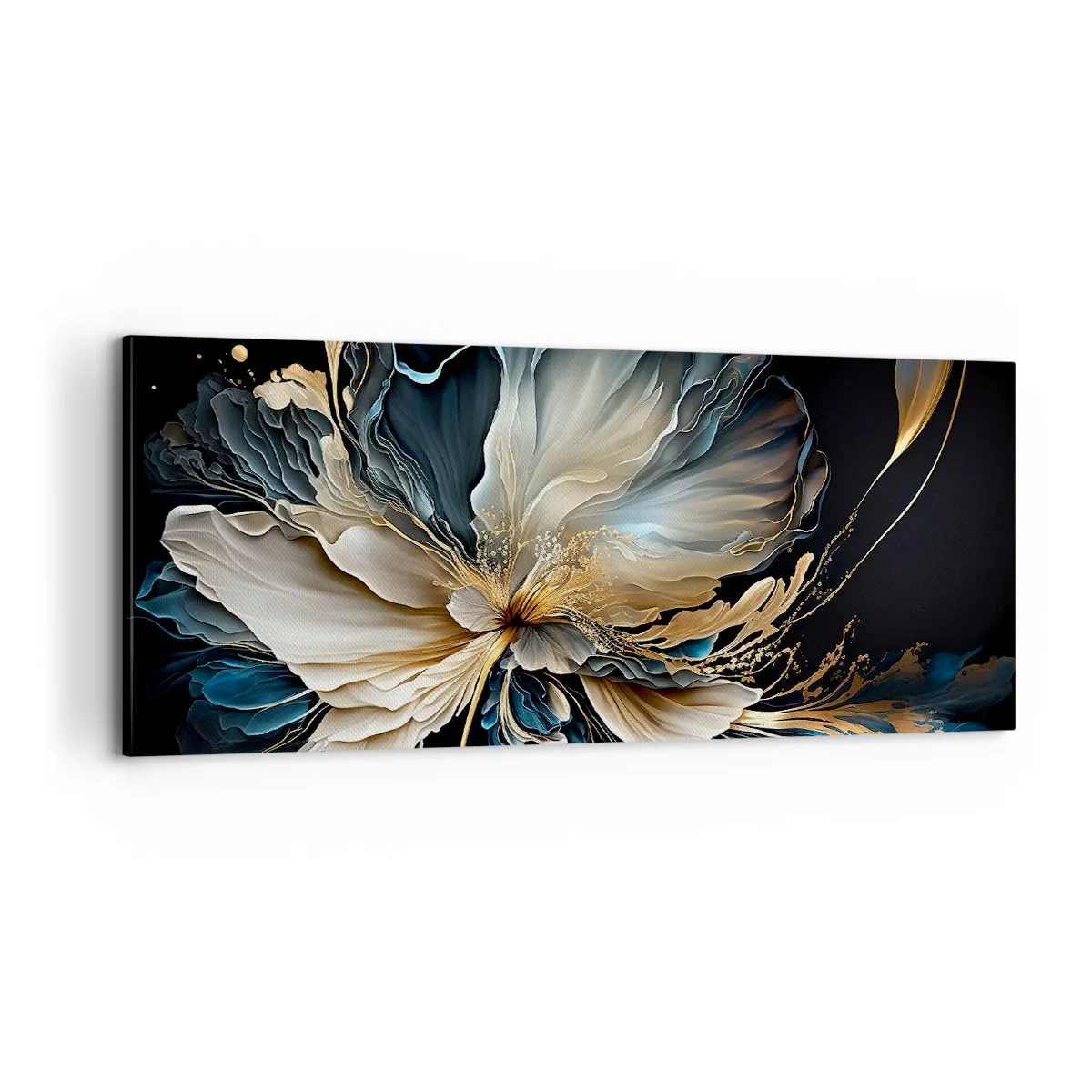 Quadro em tela - Flor de samambaia de conto de fadas - 100x40 cm