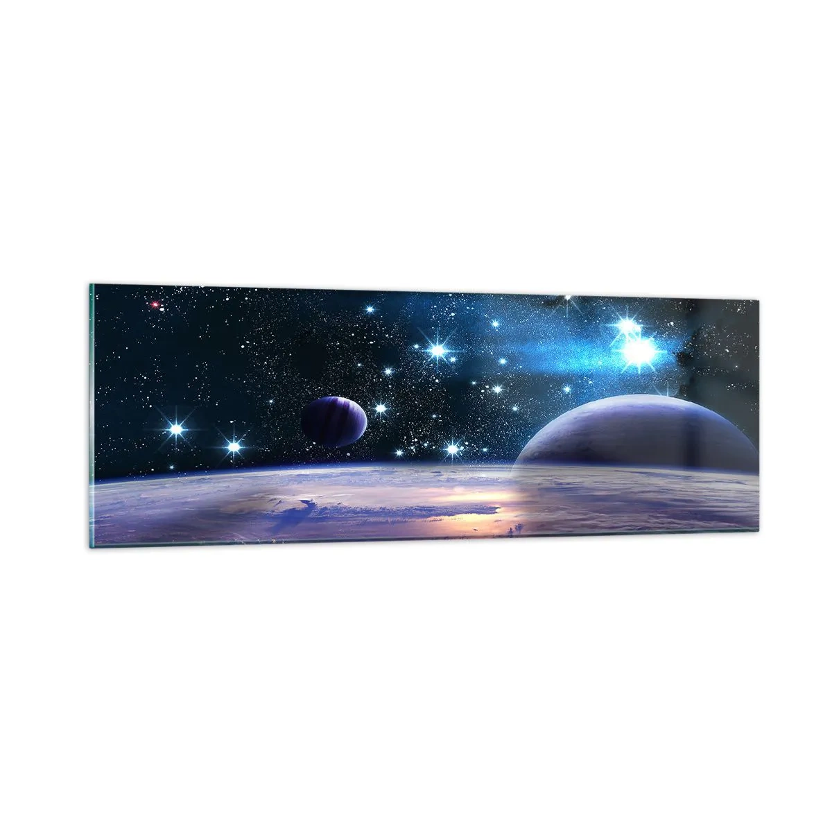 Quadro em vidro - Ainda sozinhos? - 90x30 cm