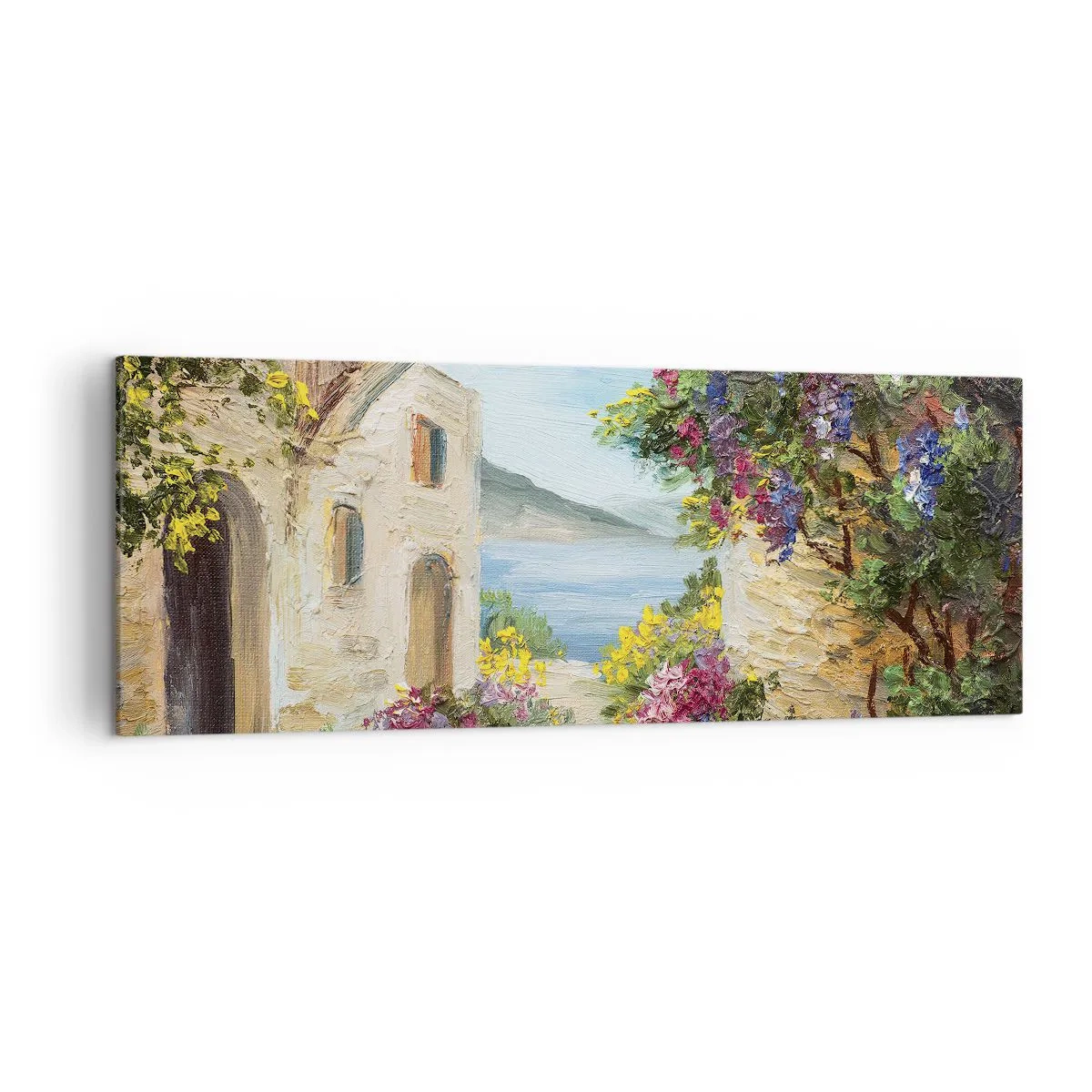 Quadro em tela - O encanto da província costeira - 140x50 cm