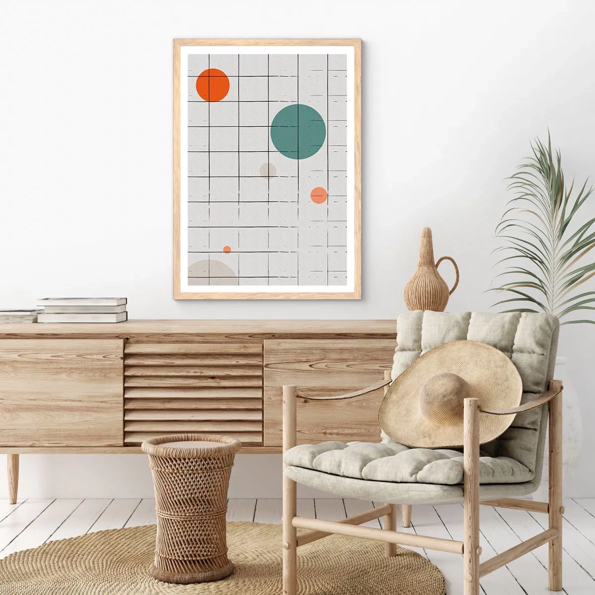 Pôster com moldura de carvalho claro - Encurralado. Nós ou eles? - 61x91 cm