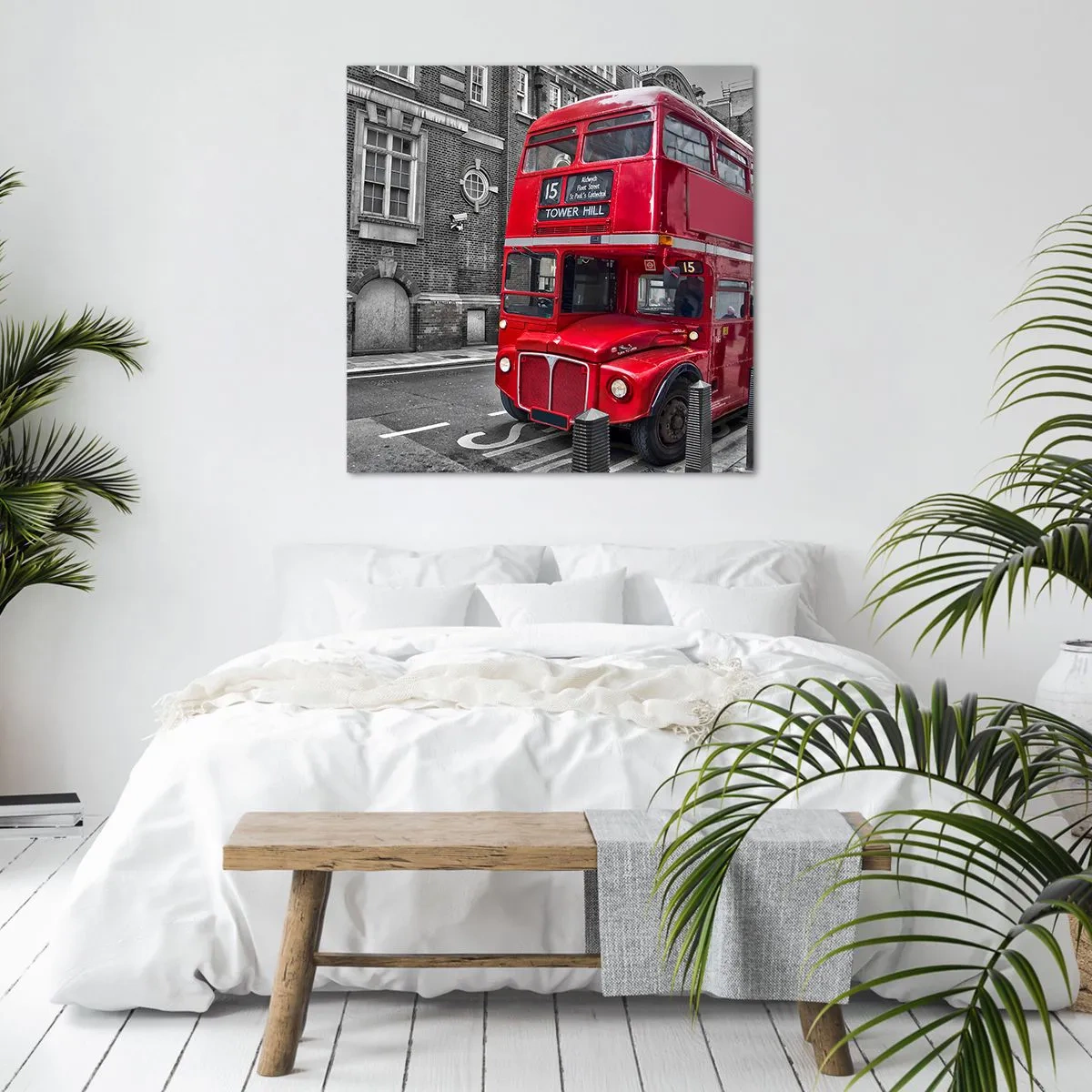 Quadro em tela - Sempre o mesmo - 40x40 cm