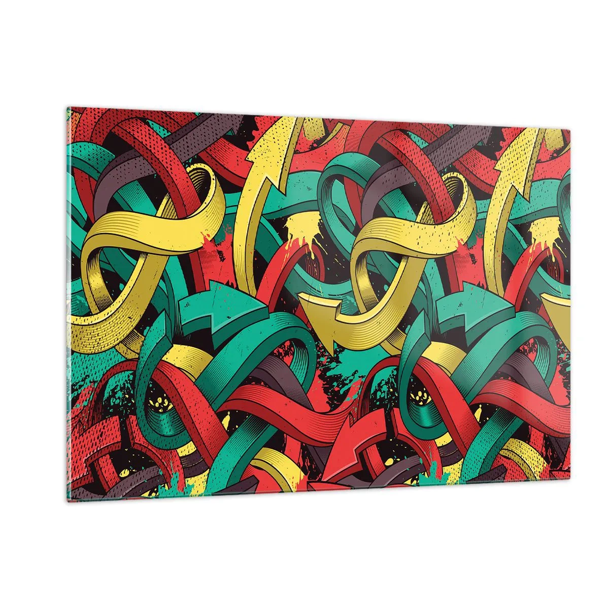 Quadro em vidro - Qual o caminho para o destino? - 120x80 cm