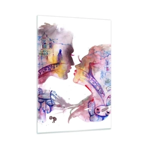 Quadro em vidro - A ponte secreta dos suspiros - 50x70 cm