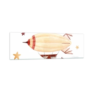 Quadro em vidro - Dirigível - 160x50 cm