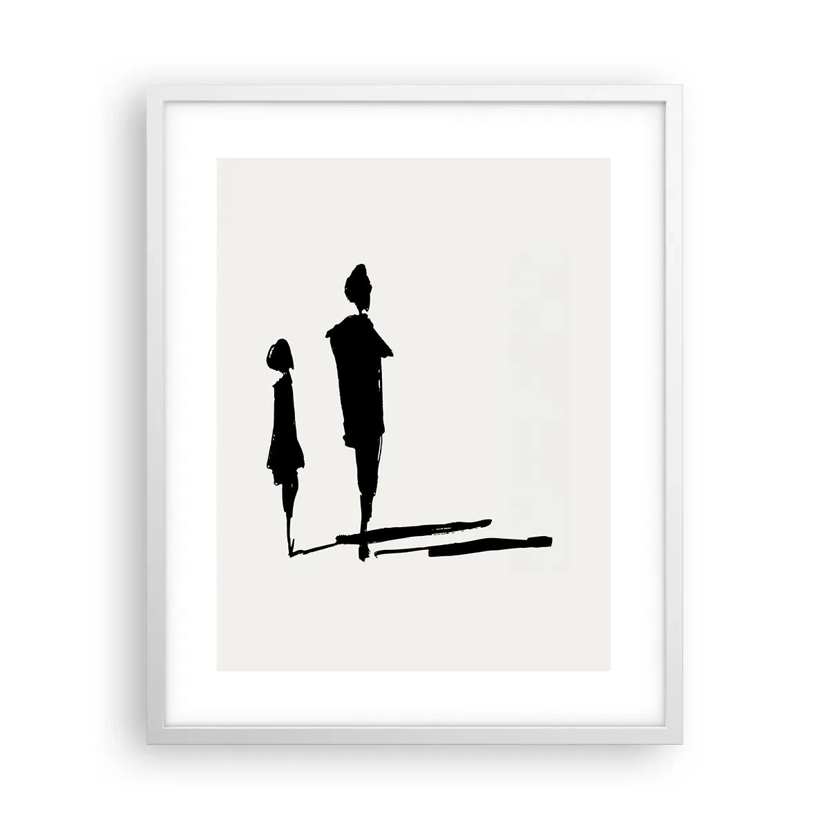 Pôster em moldura branca - Certeza que juntos? - 40x50 cm