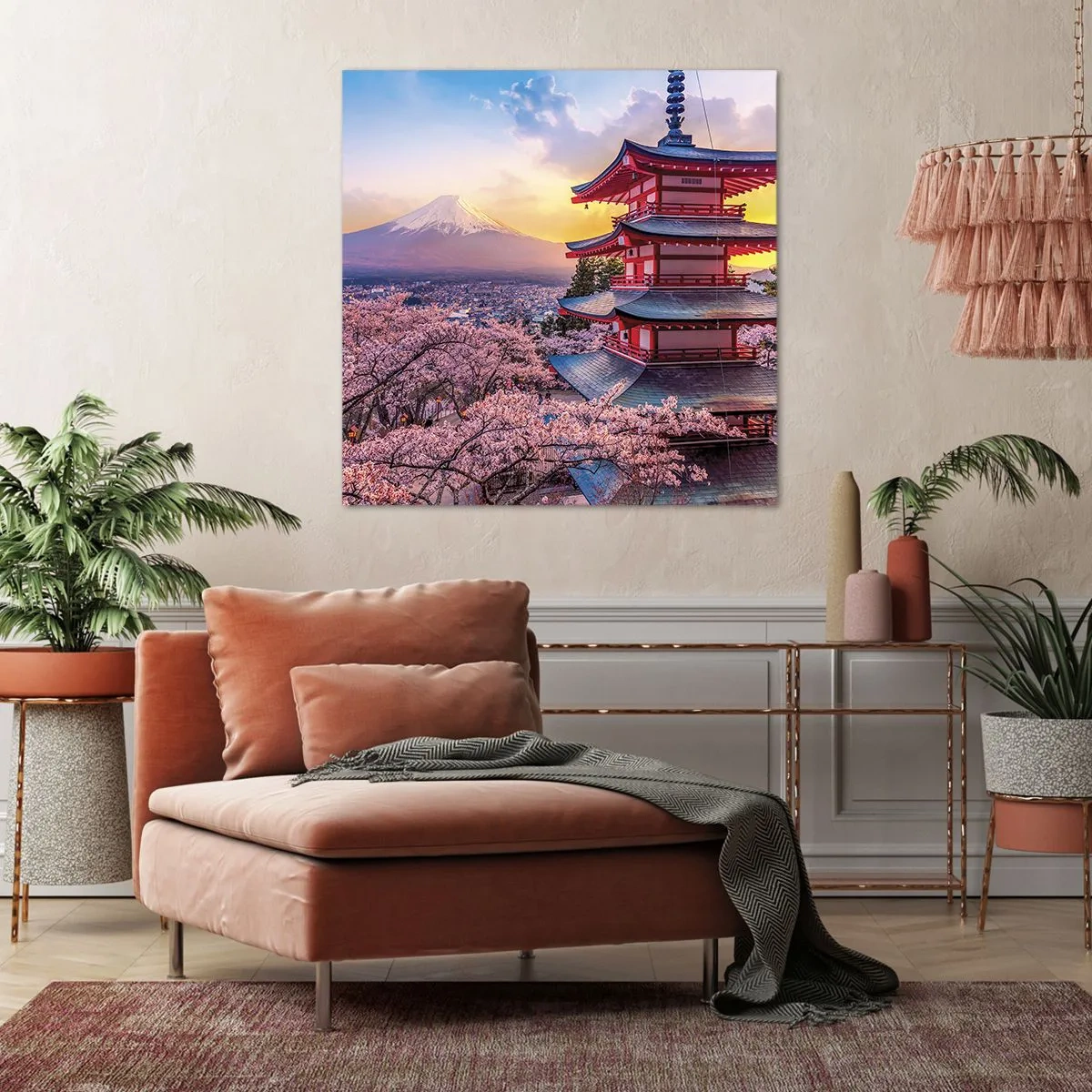 Quadro em tela - A essência do espírito japonês - 50x50 cm