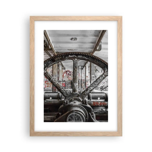 Pôster com moldura de carvalho claro - A vida secreta da fábrica - 30x40 cm