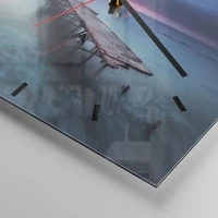 Mostrador com traços