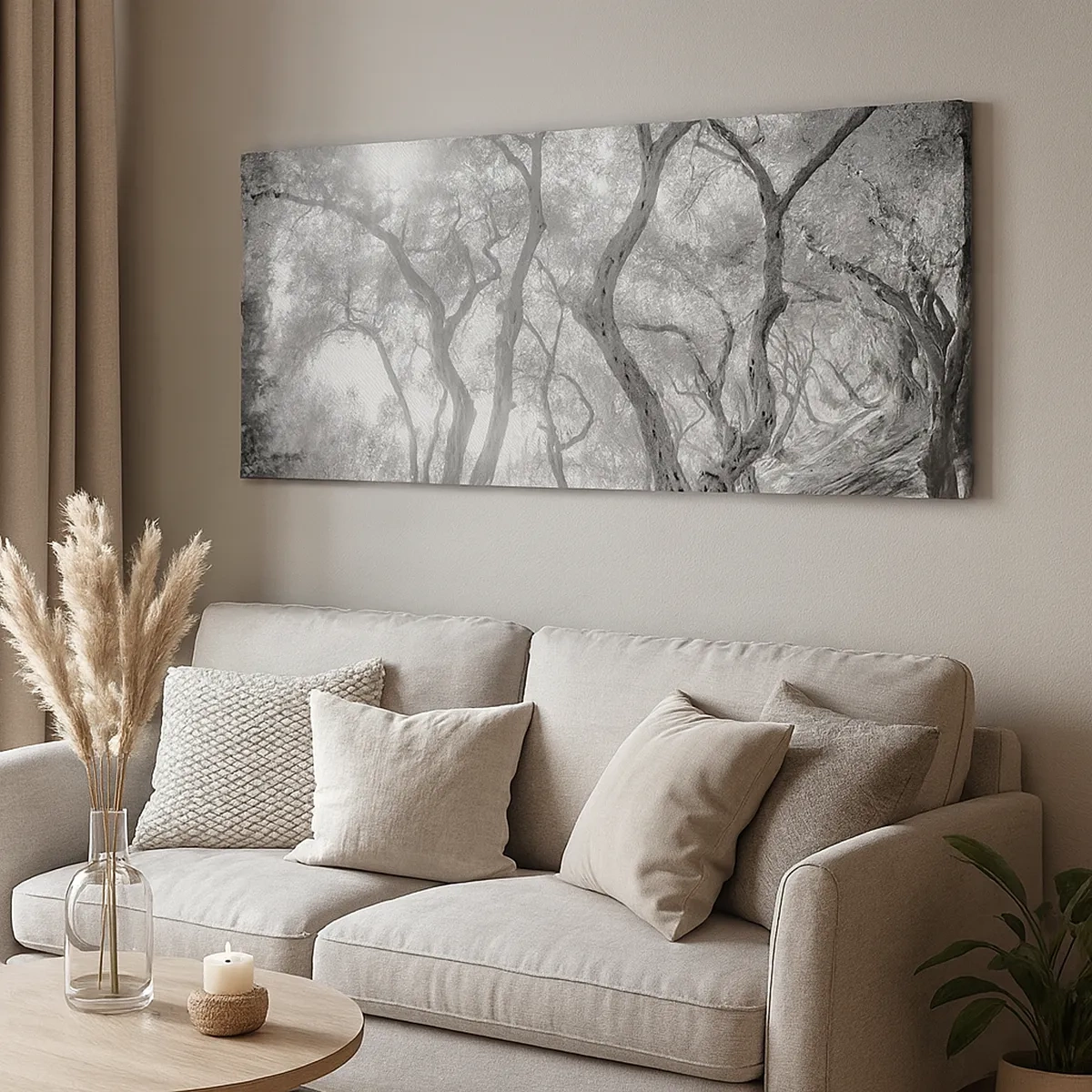 Quadro em tela - No olival - 30x30 cm