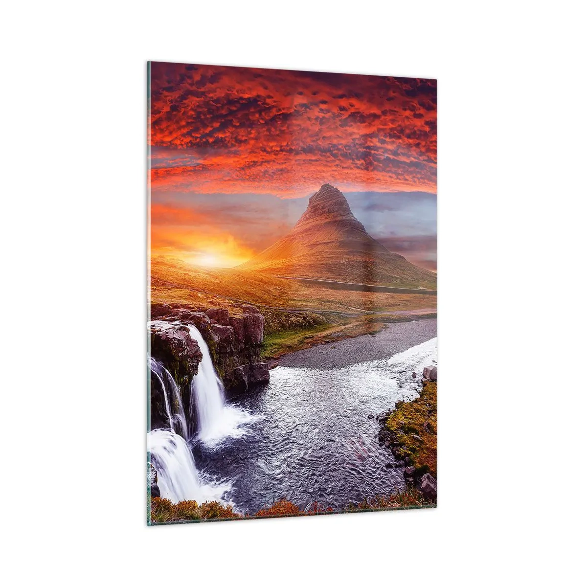 Quadro em vidro - A vista da Terra Média - 50x70 cm