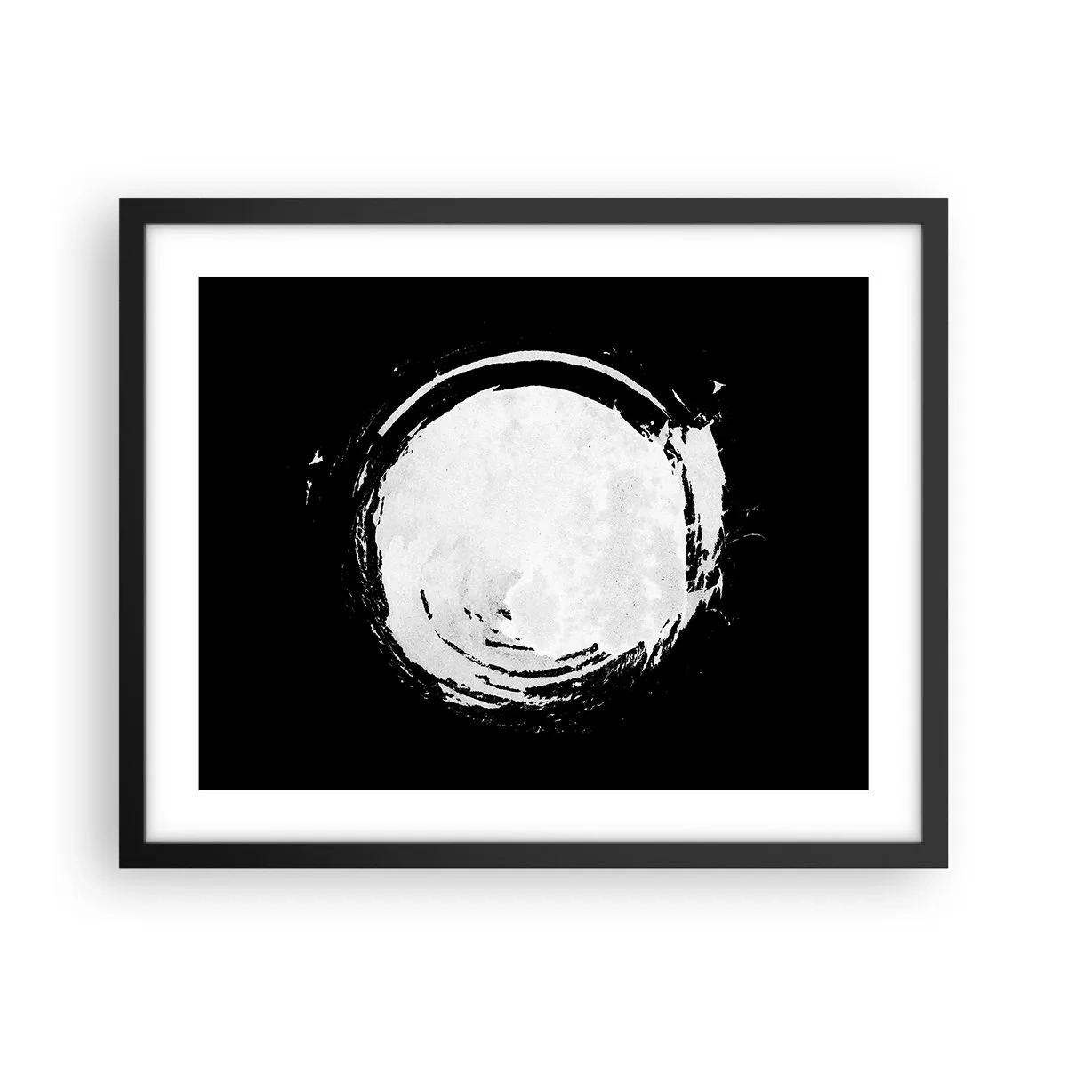 Pôster com moldura preta - Boa saída - 50x40 cm