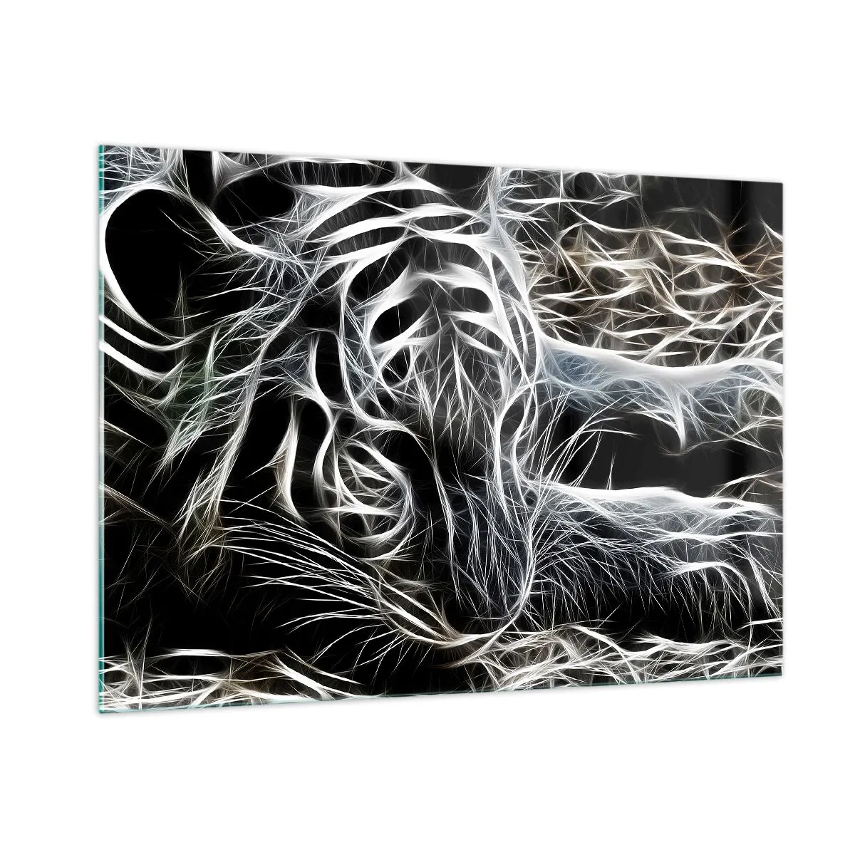 Quadro em vidro - Um estudo da leveza do gato - 100x70 cm