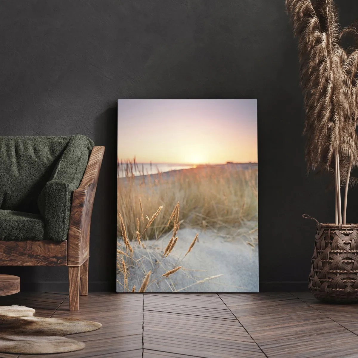 Quadro em tela - Uma canção de embalar do Báltico - 55x100 cm