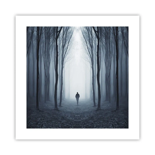 Pôster - Tudo simples e claro - 40x40 cm