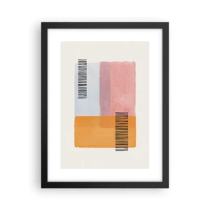 Pôster com moldura preta - De canto a canto - 30x40 cm