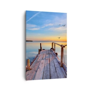 Quadro em tela - Caminhando em direção ao sol - 80x120 cm