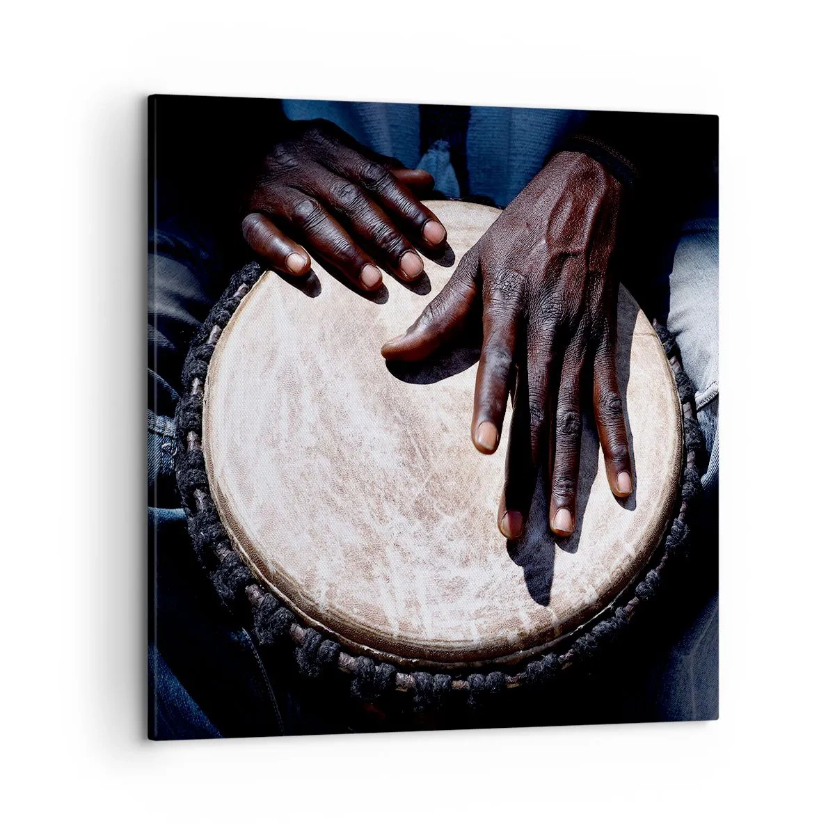 Quadro em tela - Viva no seu próprio ritmo - 50x50 cm