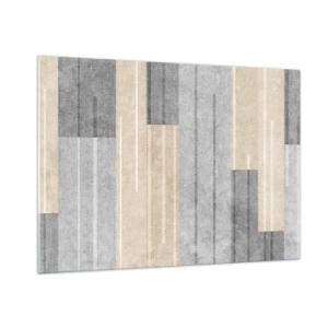 Quadro em vidro - Composição: mantenha vertical - 100x70 cm