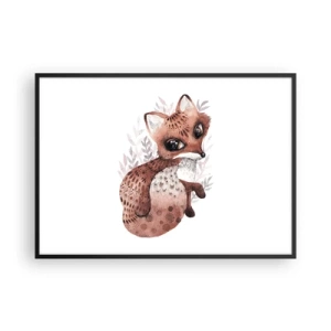 Pôster com moldura preta - Como não amar - 100x70 cm