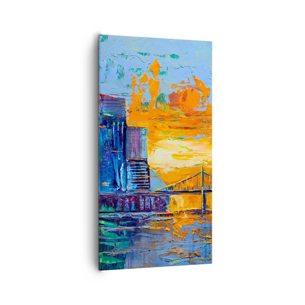 Quadro em tela - Cultura e natureza - 65x120 cm