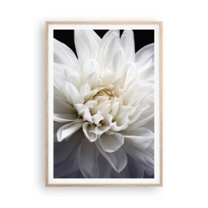 Pôster com moldura de carvalho claro - Manhã da noiva - 70x100 cm