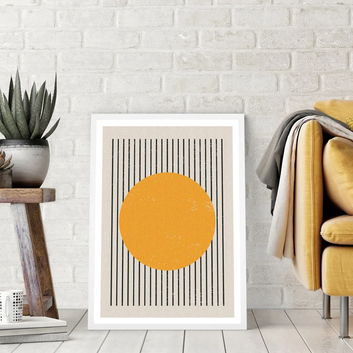 Pôster em moldura branca - O poder da simplicidade - 61x91 cm