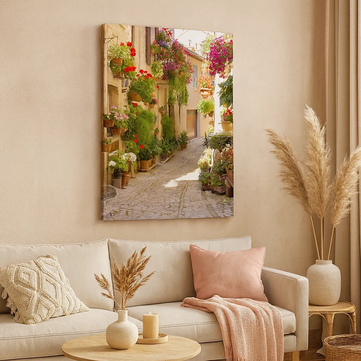 Quadro em tela - Nas flores do dilúvio - 50x70 cm
